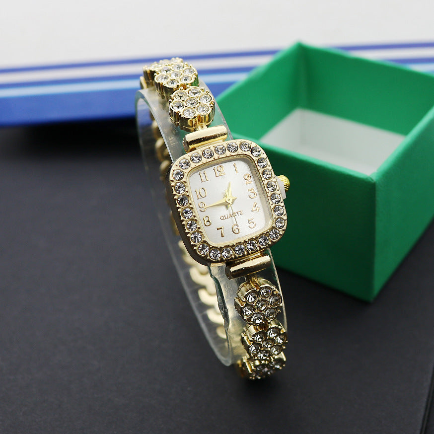 Fully-jewelled Square Watch