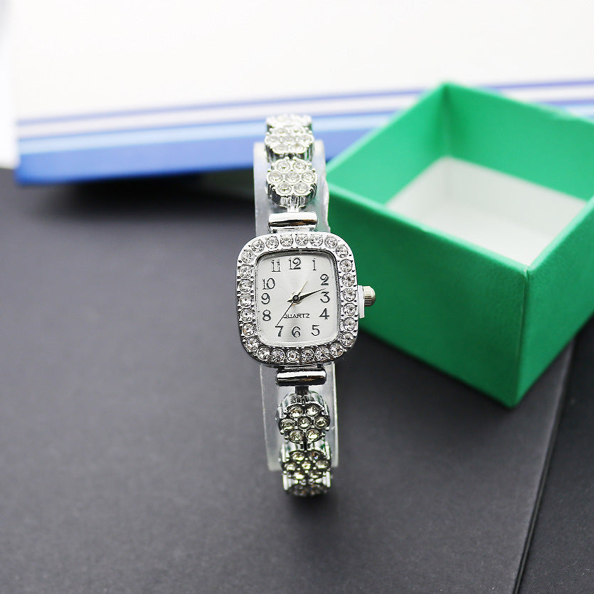 Fully-jewelled Square Watch