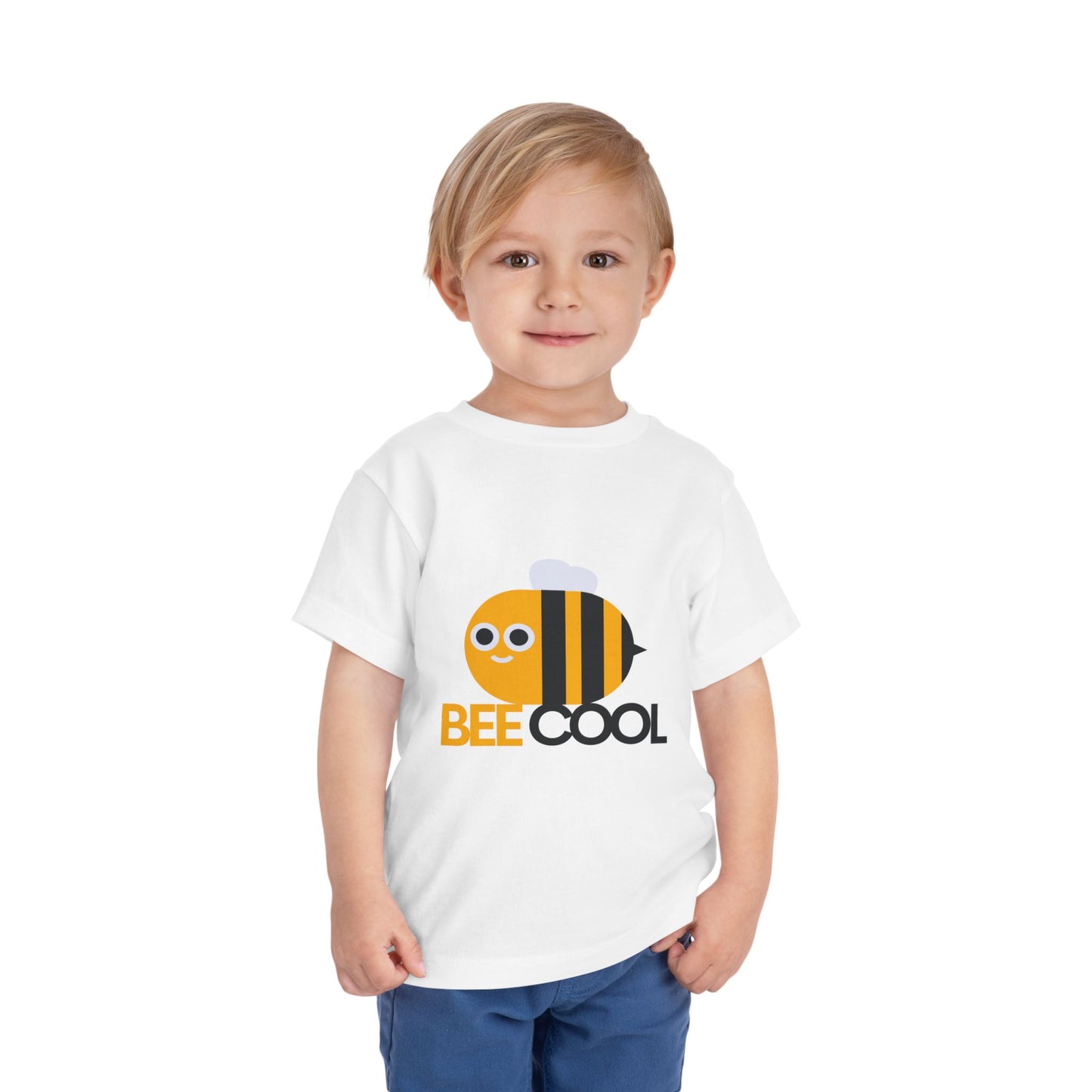Bee Cool Toddler Tee - Cute Insect Tee for Kids, Summer Fun Shirt, Birthday Gift, Playdate Outfit, Spring Collection