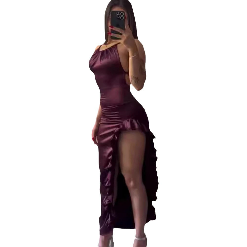 Sexy Backless Slip Dress