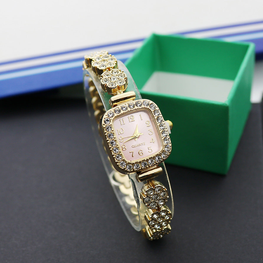 Fully-jewelled Square Watch