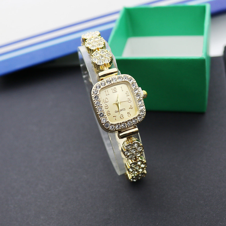 Fully-jewelled Square Watch